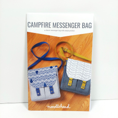 Papierschnittmuster CAMPFIRE MESSENGER BAG Noodlehead