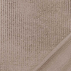 Breitcord Stoff Meterware uni, beige