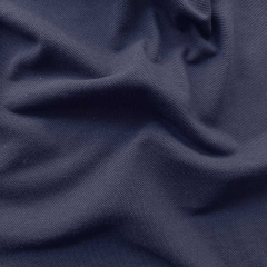 RESTST�CK 27 cm Polo Piqu� Stoff Poloshirt Stoff Baumwolle uni, dunkelblau
