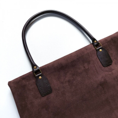 2 Taschenhenkel Kunstleder 63,5 cm eckig zum Ann�hen, dunkelbraun