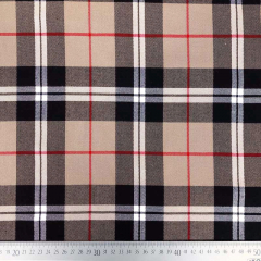Webware Schottenkaro Tartan, beige schwarz rot