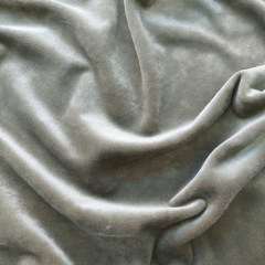 Samtjersey butter weich & elastisch, soft khaki (br�unlich)