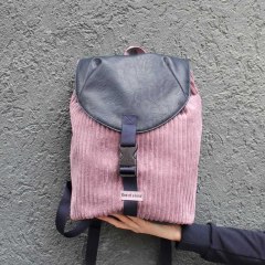 Breitcord Taschenstoff M�belcord Dekostoff Samtstoff, mauve (blasslila)