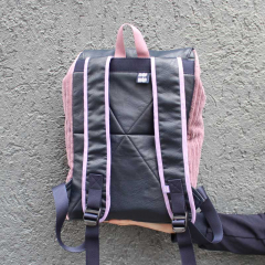 Breitcord Taschenstoff M�belcord Dekostoff Samtstoff, mauve (blasslila)