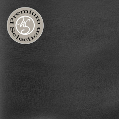 RESTST�CK 31 cm Lederimitat Kunstleder elastisch butterweich uni, schwarz