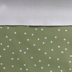 Aqua Protect Regenmantelstoff Punkte, wei� pistaziengr�n