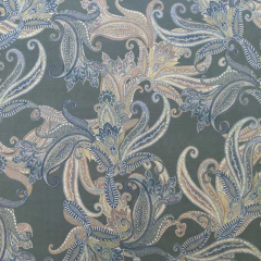 Wildlederimitat Fake Suede Paisleymuster, armygr�n