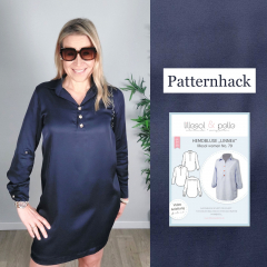 Silky Viskose Rayon Webware uni, hellbeige aus LENZING™ ECOVERO™ Viscosefasern