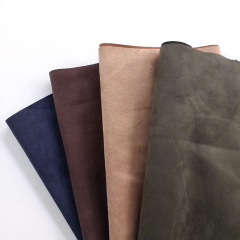 elastisches Wildleder Imitat Fake Suede, camel