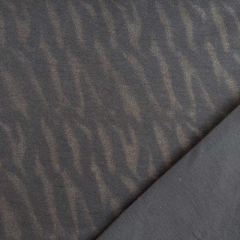 RESTST�CK 52 cm Stretchstoff Bengalin Hosenstretch Animal Print, camel schwarz
