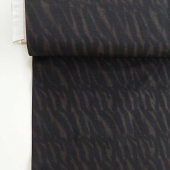 RESTST�CK 52 cm Stretchstoff Bengalin Hosenstretch Animal Print, camel schwarz