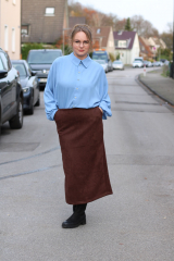 Viskose Stoff uni Blusenstoff, hellblau