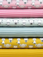 RESTST�CK 148 cm Jersey Rauten, mint