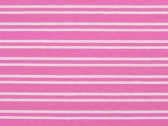 RESTST�CK 140 cm Jersey Doppel-Streifen, rosa