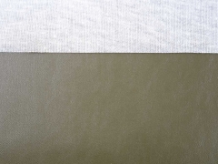 kr�ftiges Lederimitat Kunstleder f�r Taschen, khaki