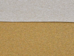 Sweatstoff French Terry uni, ockergelb meliert