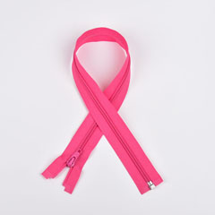Rei�verschluss teilbar 70 cm, pink