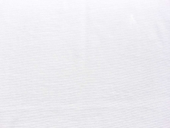 RESTST�CK 12 cm B�ndchenstoff Meterware Glattstrick uni, weiss