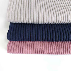 RESTST�CK 8 cm B�ndchenstoff gerippt Hipster-Beanie Stoff, dunkelblau