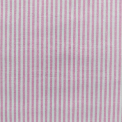 Baumwollstoff Streifen 3 mm garngef�rbt, pink wei�