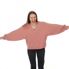 Papierschnittmuster FRAU LIVI Raglansweater Schnittreif