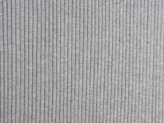 Rippenb�ndchen Hipster-Beanie Stoff, hellgrau melange