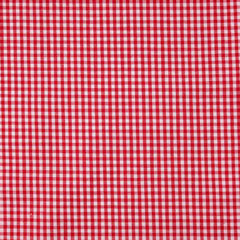 Baumwollstoff Vichykaro 2,7 mm, rot wei�