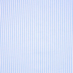RESTST�CK 22 cm Baumwollstoff Streifen 3 mm garngef�rbt, hellblau wei�