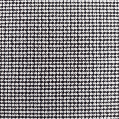 RESTST�CK 112 cm Hosenstretchstoff Bengalin Pepita Muster Hahnentritt, schwarz wei�