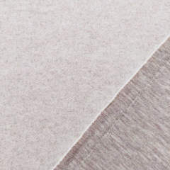 RESTST�CK 93 cm Jackenstoff Wool Look klassischer Stil, natur meliert