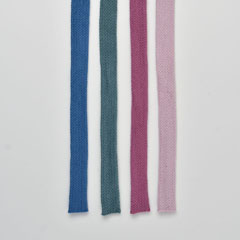 Flache Kordel Hoodiekordel Kapuzenband 15 mm, jeansblau