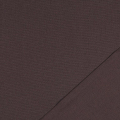 Canvas Stoff Baumwollstoff uni, dunkelbraun