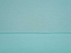angerauter Sweat Stoff uni, mattes aquamarin