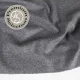 Kaschmir Stoff Wollstoff Deadstock, grau meliert - Made in Italy