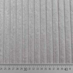 Wellnessfleece Pl�sch Fake Fur vertikale Streifen, taupe