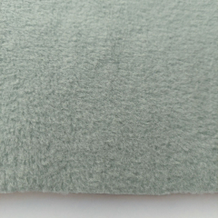 Fleece Stoff Meterware uni, mint