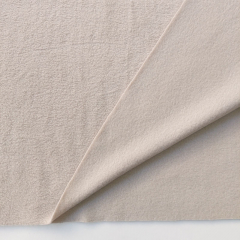 Fleece Stoff Meterware uni, beige
