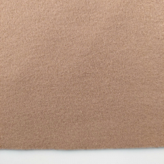 Jackenstoff Mantelstoff Velourstoff Lodenstoff weich uni - camel