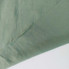 RESTST�CK 50 cm Viskose Leinen Stoff Webware, gr�n