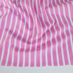 RESTST�CK 32 cm Baumwollstoff Streifen mit Stretch Webware Meterware, pink wei�