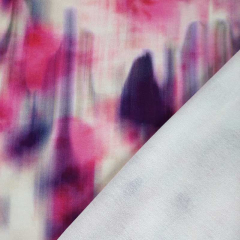 RESTST�CK 50 cm French Terry Sweatstoff Batik Look Tie-Dye, rosa pink lilablau