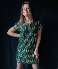 Papierschnittmuster Kleid EVE Langarm Manschette - Clematisse Pattern