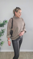 Kunstleder Lederimitat mit Wildleder-Imitat R�cken elastisch, ecrue