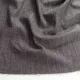 Denim Leinen Stoff mit Stretch Jeansstoff Meterware, dunkelbraun