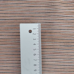 Seide Viskose Stoff Ministreifen - Braunt�ne Dunkelgrau - Made in Italy