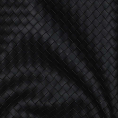 Kunstleder gewebt kleines Schachbrettmuster Meterware schwarz