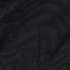 RESTST�CK 137 cm Schwarzer Baumwolltwill aus 100% Baumwolle unelastisch