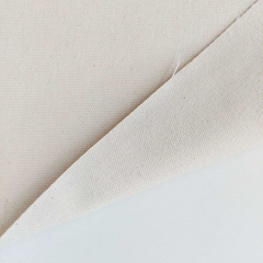 Canvas Stoff gewachst wasserabweisend uni Meterware, natur