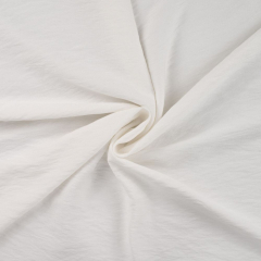 RESTST�CK 46 cm Viskosestoff leicht Sommerstoff atmungsaktiv Meterware Air Flow, cremewei�