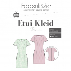 Papierschnittmuster Etui-Kleid Damen Fadenk�fer